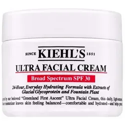 Kiehl's Ultra Facial Cream SPF 30 50 ml - Gesichtscreme mit Lichtschutzfaktor 30, spendet intensive Feuchtigkeit und schützt vor frühzeitiger Hautalterung. Ideal für die tägliche Anwendung und verbessert sichtbar die Hauttextur.