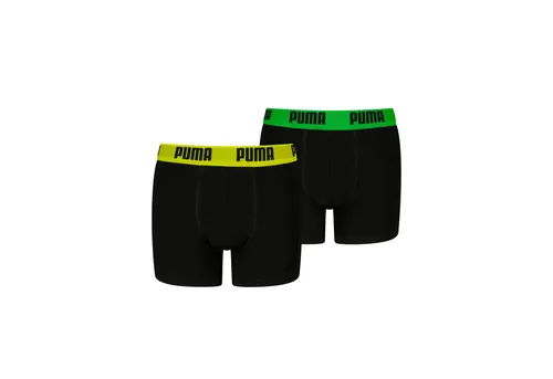 PUMA Boxershorts PUMA BOYS EVERYDAY BASIC BOXERS 2P (2er Pack) Boys, mit Logobund, elastisch