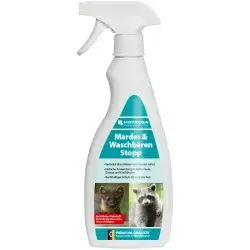 HOTREGA® Marder und Waschbären Stopp, 500 ml - Effektiver Schutz vor Wildtieren - Der HOTREGA® Marder und Waschbären Stopp schützt zuverlässig vor Schäden durch Wildtiere. Ideal für Motorraum, Garage und mehr. Gebrauchsbereit und effektiv im Einsatz.