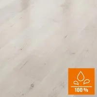 Laminat Eiche hellgrau 1,97m² 1-Stab Expert - Laminatboden mit A+ Emissionsklasse, ideal für umweltbewusste Haushalte. Mattes Finish und 15 Jahre Garantie machen ihn perfekt für jedes Zimmer.