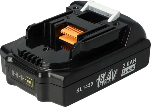 vhbw Akku kompatibel mit Makita DSS500Z, DTD138, DTD134RME, DTD134Z, DTD134, DTD134RFE, DTD137, DTD137RME, DTD137Z Werkzeug (2000 mAh, Li-Ion, 14,4 V)
