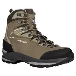 Lowa Damen Mauria Evo LL Schuhe - Größe 39.5, braun - Wanderschuhe & Trekkingschuhe, stabiler und komfortabler Damen-Wanderstiefel mit Lederfutter für uneingeschränkten Genuss auf deinen Bergtouren
