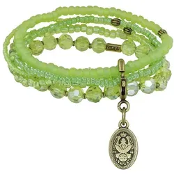 KONPLOTT Armband Konplott: Armband Petit Glamour d ́Afrique small grün