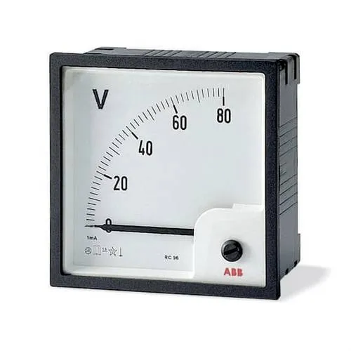 ABB 2CSG112190R4001 VLM-1-300/72 VLM-1-300/72 Voltmeter analog Direktmessung, 300V, Wechselspannung, 72