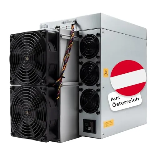 21energy Bitmain Antminer S21 Bitcoin Miner 151 TH/s - Leistungsstarker ASIC Miner mit 151 TH/s für effizientes Bitcoin-Mining. Inklusive Netzteil und Braiins OS für optimale Leistung und Monitoring. Ideal für professionelle Anwendungen und Mining-Farmen.