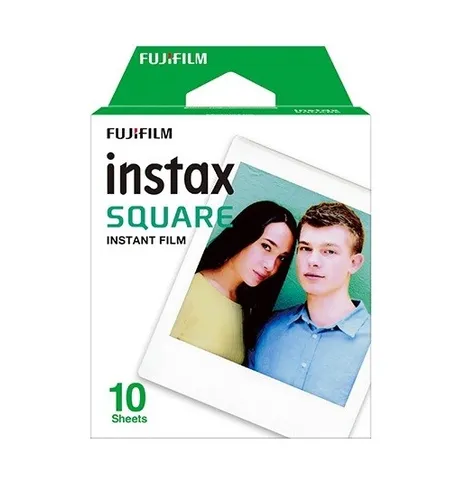 Fujifilm Instax Square 10 Blatt, Instant-Film glänzend weiß (16549278,16899893)