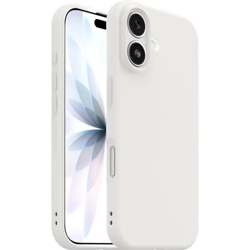 OtterBox Figura Serie MagSafe Hülle für iPhone 17, stoßfest, sturzsicher, ultraschlank, dünne schützende Hülle, Getestet nach Militärstandard, Weiß