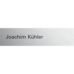 Gira 5549926 Ruftaste für individuelle Gravur, System 106 , Aluminium