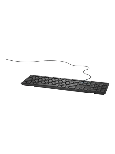 Dell KB216 - USB QWERTY Tastatur, Russisch in Schwarz, ideal für universelle Nutzung mit Chiclet-Stil und Hotkeys