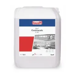 Buzil G461 BUZ Contracalc 10 L Sanitärreiniger - RK-gelisteter Sanitärreiniger und Entkalker, ideal für die Grundreinigung von verkalkten Edelstahloberflächen und Fliesen. Entfernt Kalk, Rost und Seifenreste effektiv.