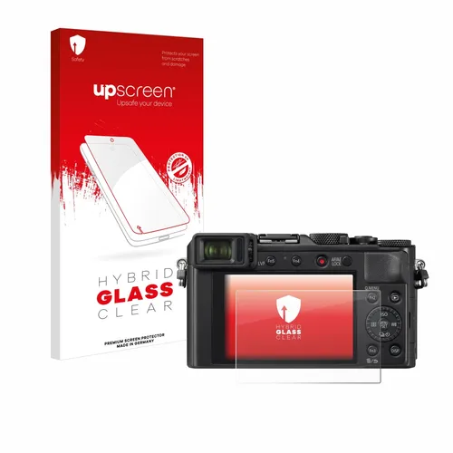 upscreen Panzerfolie Schutzglas für Panasonic Lumix DC-LX100 II 9H klar Display