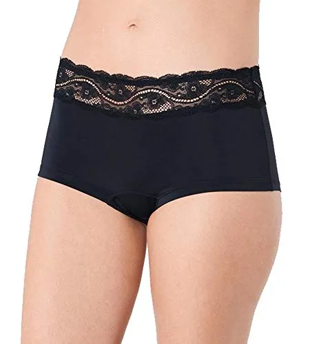 Triumph Damen Spitzen-Unterhose Lovely Micro Short, aus Mikrofaser, M, Schwarz