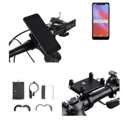 K-S-Trade für Vodafone Smart N10 Smartphone-Halterung, (Handyhalterung das Fahrrad Halter Lenkstange Fahrradhalterung) schwarz