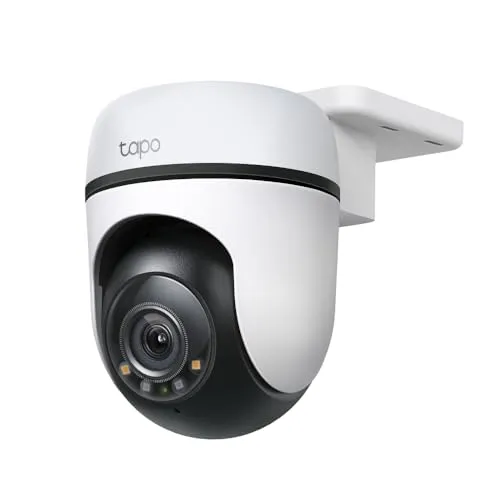 Tapo C51A 2K WLAN Überwachungskamera Außen - Überwachungskamera mit 360° Schwenk- und Neigefunktion, Farb-Nachtsicht bis 30m und intelligenter Personenerkennung für maximale Sicherheit im Außenbereich.