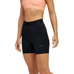 HOKA Novafly Damen Funktionsshorts - Schwarz, Größe S - Enganliegende Laufshorts für Damen aus dehnbarem Material, das optimale Bewegungsfreiheit bietet; mit flachen Nähten und einem verstellbaren Bund für maximalen Komfort beim Sport.