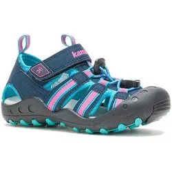 Kamik Mädchen Crab Geschlossene Sandalen, Türkis (Navy Teal NTE) - Bequeme Wanderschuhe für Abenteuer - Wanderschuhe für Mädchen, bieten optimalen Halt und Schutz bei Outdoor-Aktivitäten.