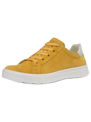 ara Damen ROM Sneaker, Corn, Cream, 39 EU - Damen-Sneaker mit High Soft Bamboo Wechselfussbett für optimalen Komfort und Unterstützung den ganzen Tag.
