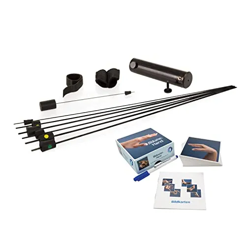 AFH Webshop ZIM Trainings-System KVT® Premium | Zentro intermuskulärer Trainingsgerät Übungsgerät zum Koordinations- und Virtualtraining | Set 2 "Hand inklusive Bildkarten Set
