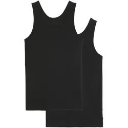 Marc O´Polo Men Iconic Rib 2-Pack Tank Top, Black - Herren-Unterhemden, zeitloses Design und angenehmer Tragekomfort für den ganzen Tag.