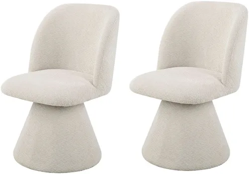 Hela Bari 2er SET Esszimmerstuhl mit drehbarem Kegelmetallfuß - Stilvolles 2er SET Esszimmerstuhl Bari mit ergonomisch gebogener Rückenlehne und 360° Drehfunktion. Der gepolsterte Kegelmetallfuß sorgt für Stabilität und modernen Komfort. Ideal für Ihr Esszimmer!