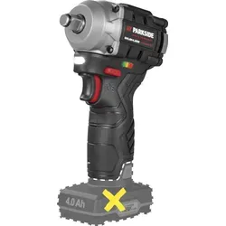 PARKSIDE PERFORMANCE® 12 V Akku-Drehschlagschrauber PPDSSA 12 A1 - Schlagschrauber mit bürstenlosem Motor für hohe Lebensdauer. 4 Drehmomentstufen, integrierte LED-Arbeitsleuchte und rutschfester Softgrip für besten Komfort. Ideal für Kfz-Radmontage, Lieferung ohne Akku und Ladegerät.
