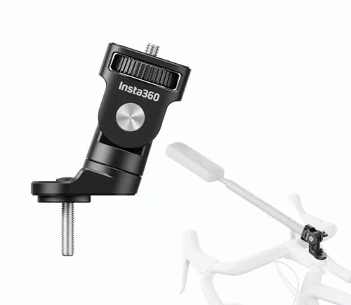 Insta360 Fahrrad-Headset-Kappenhalterung - Halterung für Actionkameras, perfekt für die Verwendung mit dem Insta360 Selfie-Stick und ideal für kreative Aufnahmen aus unmöglichen Winkeln.