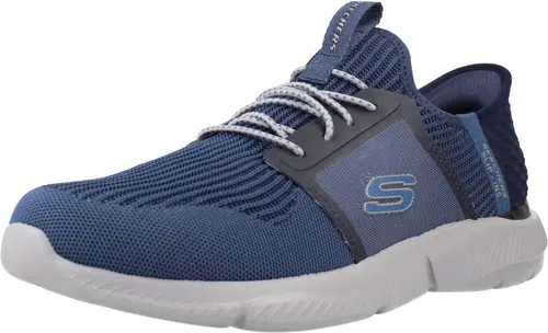 Skechers Adult Ingram - BRACKETT blau Gr. 40 - Herren-Sneaker, bequeme Schlupfschuhe mit perfekter Passform für den ganzen Tag.