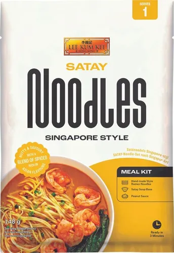 LKK Satay Nudeln Meal Kit Singapur-Art 148g | Satay Ramen Nudeln Singapore Style