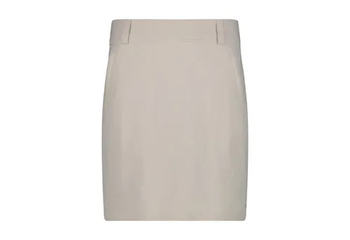CMP Woman Skirt 2 IN 1 vaniglia (A238) 44 - Kleider & Röcke - Innovativer 2-in-1 Damenrock für Outdoor-Aktivitäten, mit hervorragender Atmungsaktivität und 4-Wege-Stretch für maximale Bewegungsfreiheit.