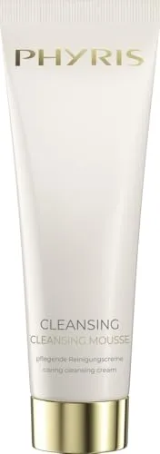 Phyris Cleansing PHY Cleansing Mousse 75 ml - Milde Reinigungscreme für eine gründliche und schonende Reinigung der Haut. Entfernt Make-up und Schmutz, hinterlässt ein geschmeidiges Hautgefühl. Ideal für die tägliche Anwendung.