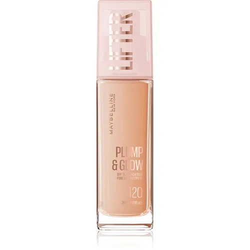 Maybelline New York Plump & Glow Lifter Foundation SPF 15 - Shade 120 - Die Maybelline Plump & Glow Lifter Foundation mit SPF 15 sorgt für einen strahlenden Teint und ein frisches Hautgefühl. Ideal für den täglichen Gebrauch und bietet eine leichte Deckkraft.