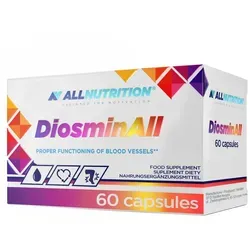 ALLNUTRITION Diosminall Dietary Supplement with Diosmin and Hesperidin - Supports Collagen Synthesis and Antioxidant Activity - 60 Capsules, 60 Ser...