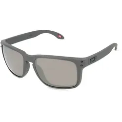 Oakley Holbrook XL Steel - Prizm Black Polarized - Lifestylebrille mit großem Komfort und UV-Schutz, ideal für größere Gesichtsformen. Die Prizm-Gläser verbessern Farb- und Kontrastwahrnehmung für ein optimales Seherlebnis.