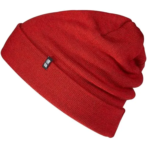 Enter the Complex® Merino Mütze Herren - Beanie Damen, 100% Merino Wolle, Warm und Dünn - Strickmützen für Herren, aus 100% Merino Wolle, windabweisend und feuchtigkeitsregulierend - ideal für jede Wetterlage!