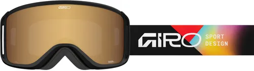 GIRO SAGEN Schneebrille 2026 – angles black/amber scarlet/yellow - Die GIRO SAGEN Schneebrille 2026 bietet ein weites Sichtfeld dank EXV-Technologie und überzeugt mit 3-lagiger Schaumstoffpolsterung für hohen Komfort. Inklusive zwei Scheiben für unterschiedliche Wetterbedingungen.
