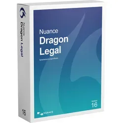 Nuance Dragon Legal v16 Upgrade - Texterkennung & Konvertierungssoftware, präzise Spracherkennung für Rechtsanwälte, steigert die Produktivität und vereinfacht Arbeitsprozesse.