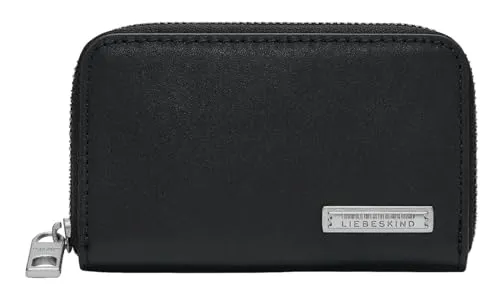 Liebeskind Berlin Women’s Francis Calf Jo Black Purse - Hochwertige Nappaleder Geldbörse, mit RFID-Schutz und cleverer Innenaufteilung für vielbeschäftigte Frauen