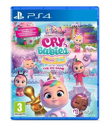Cry Babies Magic Tears: The Big Game - Sony PlayStation 4 - Erlebe spannende Abenteuer mit Cry Babies Magic Tears auf PS4. Ideal für Kinder ab 3 Jahren und bietet kreativen Spielspaß!