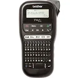 Brother P-touch H110 Beschriftungsgerät - Handbeschriftungsgerät mit QWERTY-Tastatur, ideal für kreative Etiketten mit bis zu 12 mm Bandbreite und 12 Designs im Deco-Modus. Perfekt für Zuhause und Büro.