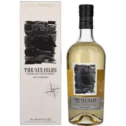 The Six Isles Blended Malt Scotch Whisky BATCH STRENGTH 58% Vol. 0,7l - Whisky aus sechs schottischen Inseln, in Fassstärke mit 58% für unverfälschte Intensität. Ideal für Liebhaber kraftvoller Aromen und mehrfach ausgezeichnet.