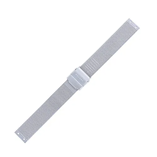Skagen Uhrenarmband 14mm Edelstahl Silber Milanaise - Uhrenarmband für Damen, originales Skagen Ersatzarmband aus hochwertigem Edelstahl mit 14mm Stegbreite, elegant im Silberdesign und ideal für eine stilvolle Uhrenerneuerung.