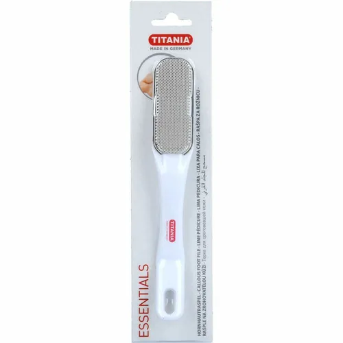 HORNHAUTRASPEL Edelstahl ergonomisch TITANIA 1 St PZN01896116