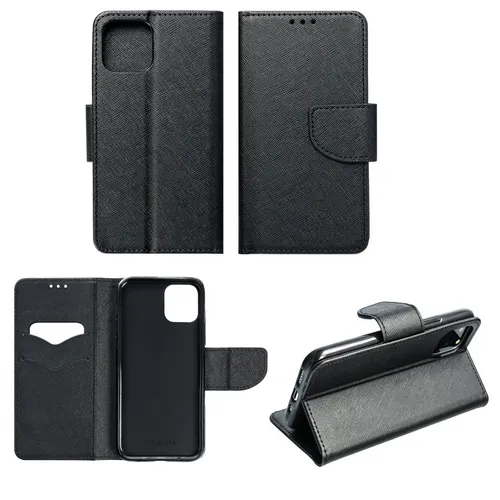 FÜR SAMSUNG GALAXY J7 2016 - FANCY Case Hülle Handy Tasche Cover Schutz SCHWARZ