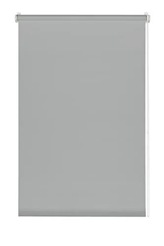 Deco Company Klemmrollo 100 x 150 cm - Blickdichtes und lichtdurchlässiges Rollo für Fenster ohne Bohren, stufenlos verstellbar mit Kettenzug und idealer Sicht- sowie Sonnenschutz.
