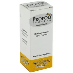 Propoli Tropfen ohne Alkohol - für die tägliche Pflege - Alkoholfreie Propoli Tropfen für die Unterstützung der Pflege, ideal für den täglichen Einsatz und in Ihrer Versandapotheke erhältlich.