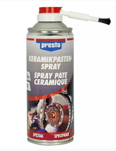 presto Montagepaste Keramikpasten-Spray 400 ml - Hochwertiges Schmiermittel für einfache Montage und Wartung. Das Keramikpasten-Spray schützt vor Verschleiß und sorgt für reibungslose Bewegungen.