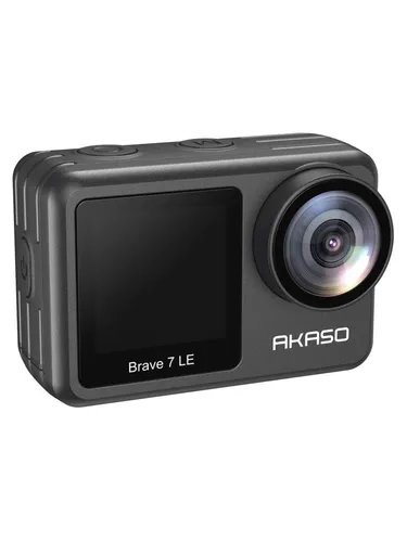 Akaso Brave 7 Le 4K Action Kamera - Camcorder mit 4K UHD Auflösung, wasserdicht und ideal für Abenteuer. Ausgestattet mit Touchscreen und integriertem Wi-Fi für einfaches Teilen.