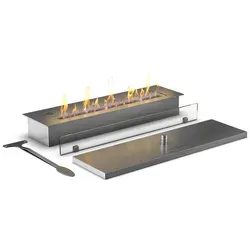muenkel design Safety Burner 600 – Manueller Ethanol-Brenner - Eleganter Edelstahl-Brenner für Ethanol-Kamine, ideal für modernes Ambiente. Hohe Sicherheit und einfache Handhabung für stimmungsvolle Abende.
