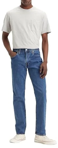 Levi's Herren 502 Taper Jeans - Stonewash Stretch, 32W / 30L - Jeans, die perfekten Sitz und Komfort bieten. Hergestellt aus Levi's Ease mit Stretchanteil für optimale Bewegungsfreiheit und einen modernen Look.