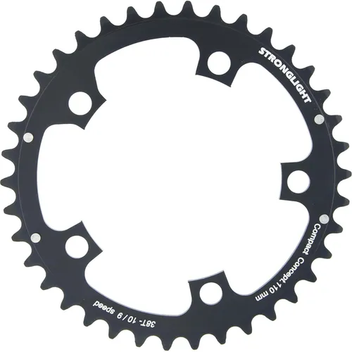 Stronglight Unisex – 5-arm Kettenblatt 34 Zähne, Schwarz - Fahrradkettenblatt für 9-/10-fach Systeme, 110 mm Lochkreis, aus robustem Aluminium für optimale Leistung und Langlebigkeit.